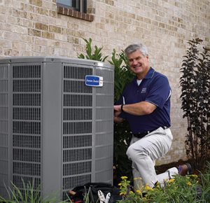 Man Repairing AC