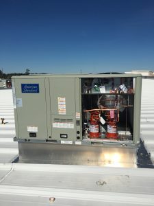 Commercial AC installation in Spring, Texas